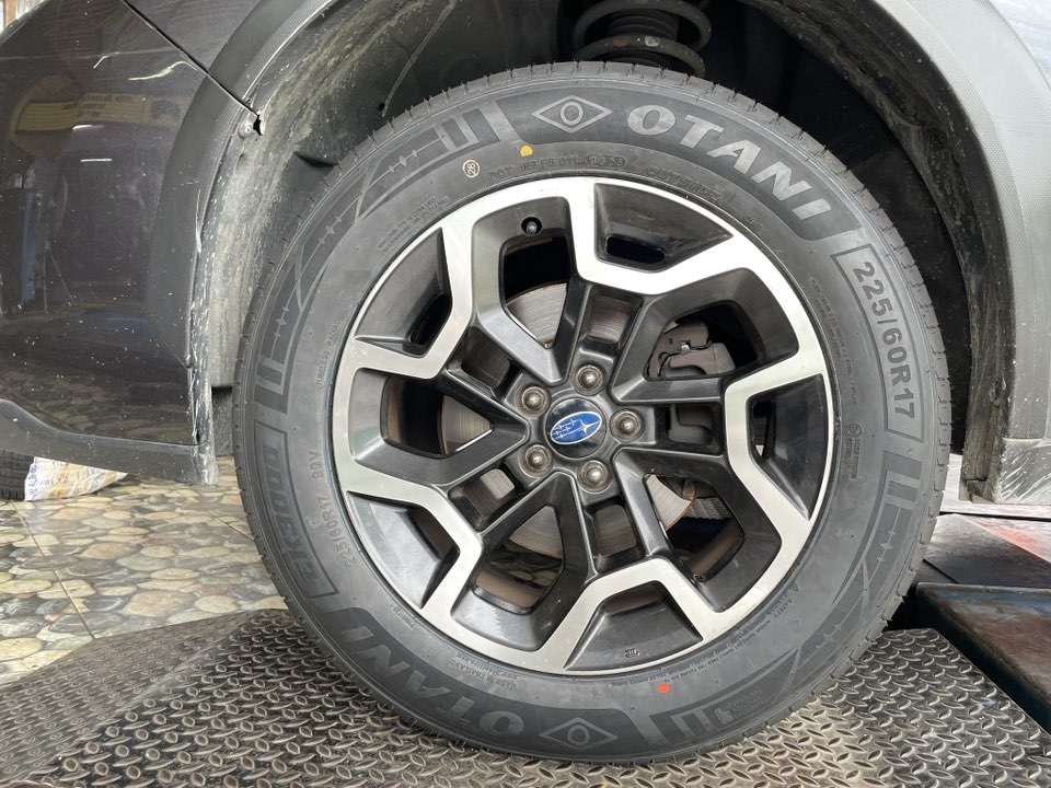 SUBARU_XV🚘เปลี่ยนยาง 🛞🐘#OTANI_EK3000_225/60R17