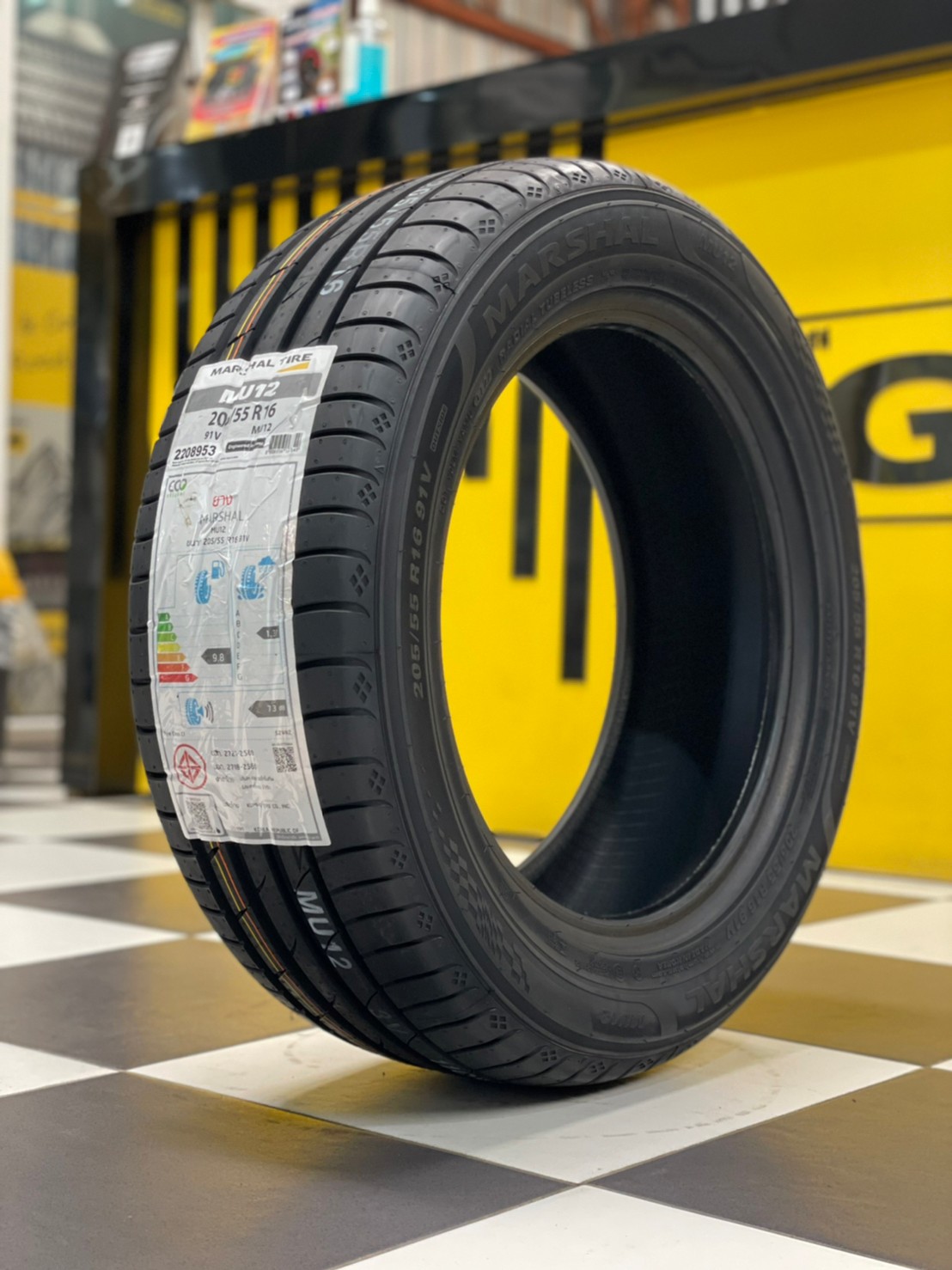 MARSHAL MU12 205/55R16 ยางใหม่ปี2022 สไตล์การขับขี่แนวสปอร์ตนุ่มเงียบ