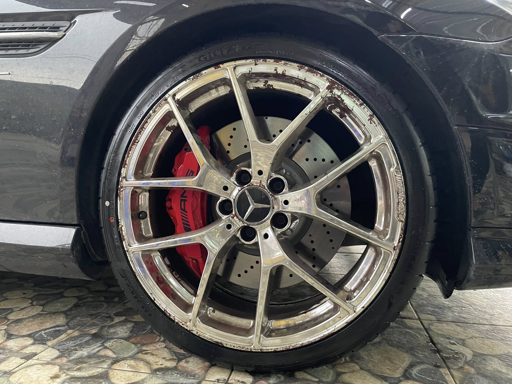 BENZ_SLK200 เปลี่ยนยาง 🛞🐘#GITI_SportS2_235/35R19