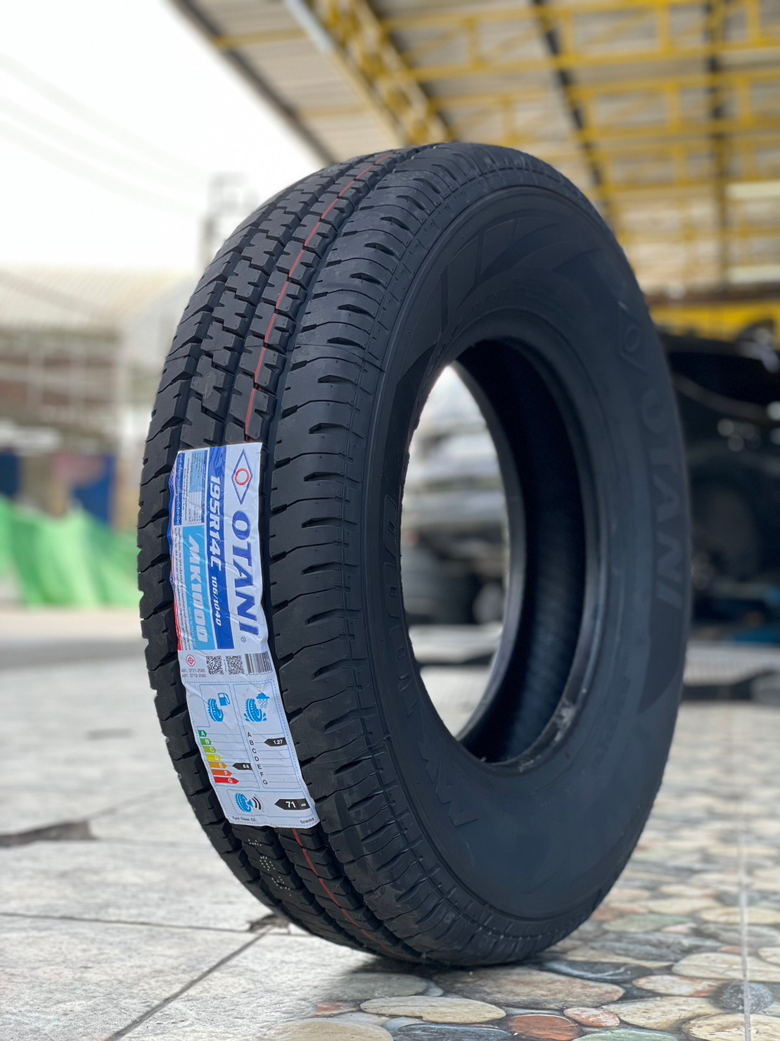 OTANI MK1000 195R14 ยางกระบะ บรรทุกคุณภาพดี ยางใหม่ปี2023
