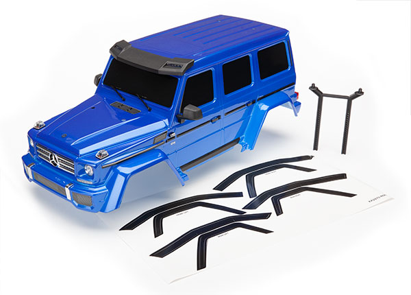 8811X ody, Mercedes-Benz® G 500® 4x4², complete (blue) (includes rear body post, grille, side mirrors, door handles, & windshield wipers)