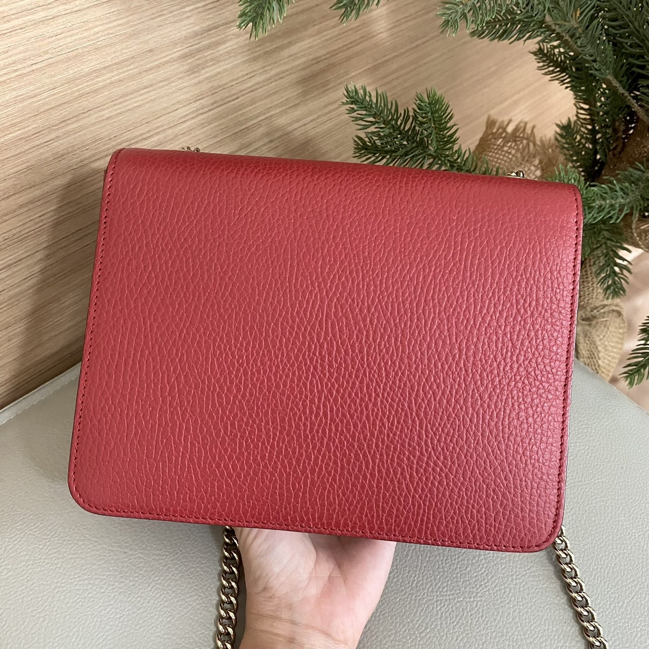 กระเป๋าแบรนด์เนมGUCCI GG INTERLOCKING SMALL SHOULDER BAG