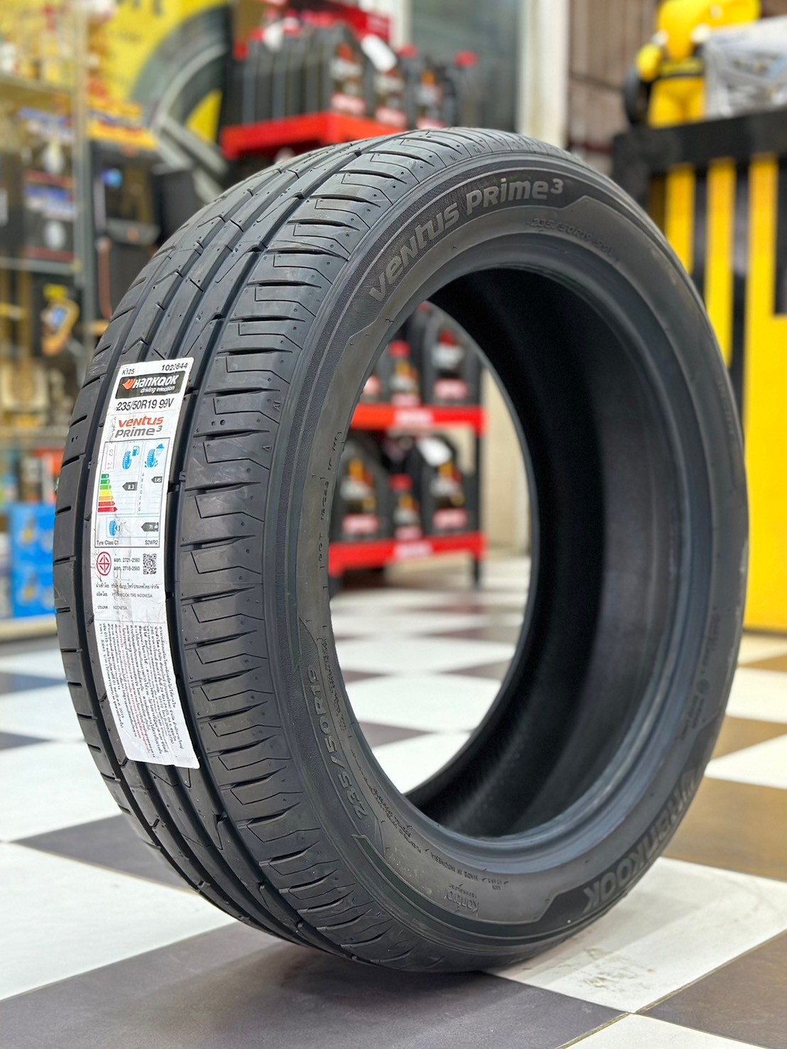 ยางใหม่ฮันคุ๊ก #HANKOOK Ventus Prime3 K125 235/50R19 ยางใหม่ปี2024