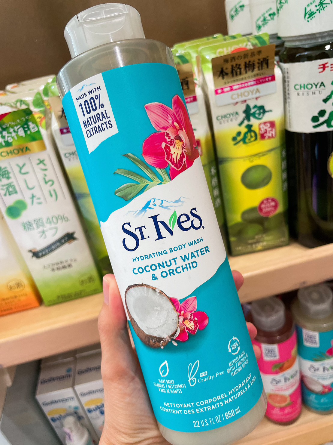 St.Ives Coconut & Orchid Body Wash Indigo 650ml ครีมอาบน้ำ