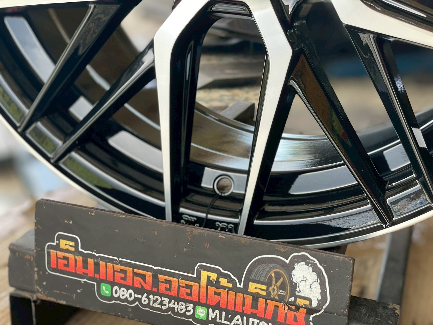 ล้อแม็กใหม่ขอบ17 #Stamford Sport Wheels #SSW348 สีดำหน้าเงา