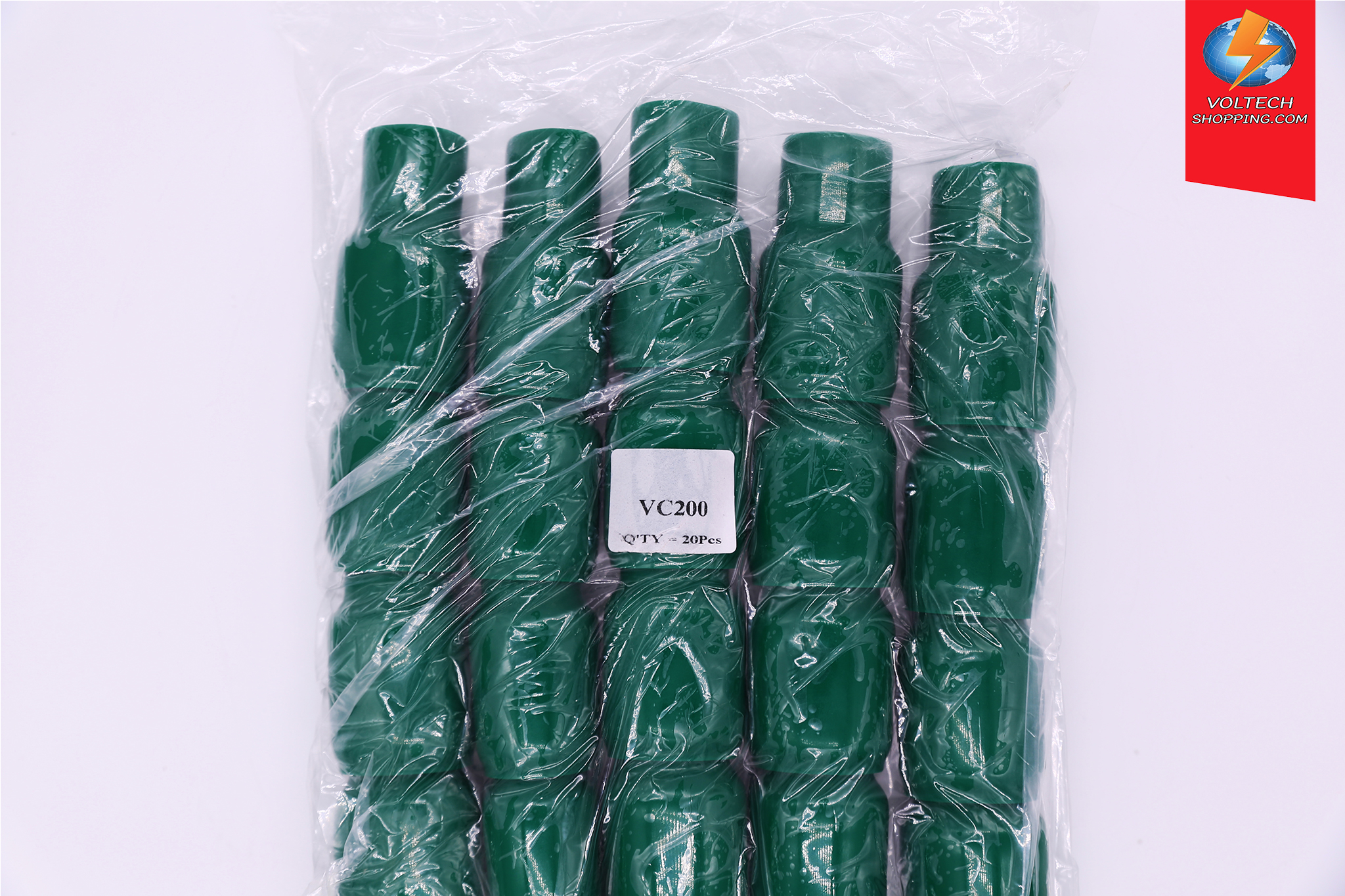 ปลอกหุ้มหางปลาสีเขียว VC-200G