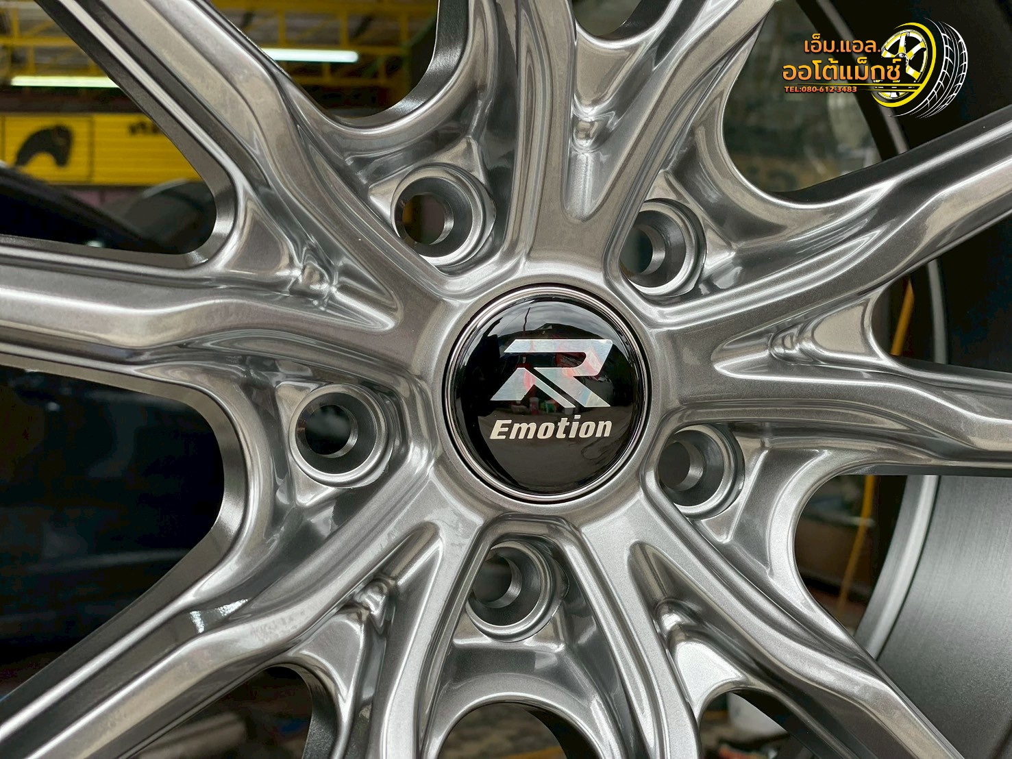 ล้อแม็กซ์ใหม่ขอบ18 #EMOTION-R Model #P01 18x8 ET35 5x114.3 สีบรอนซ์ซิลเวอร์