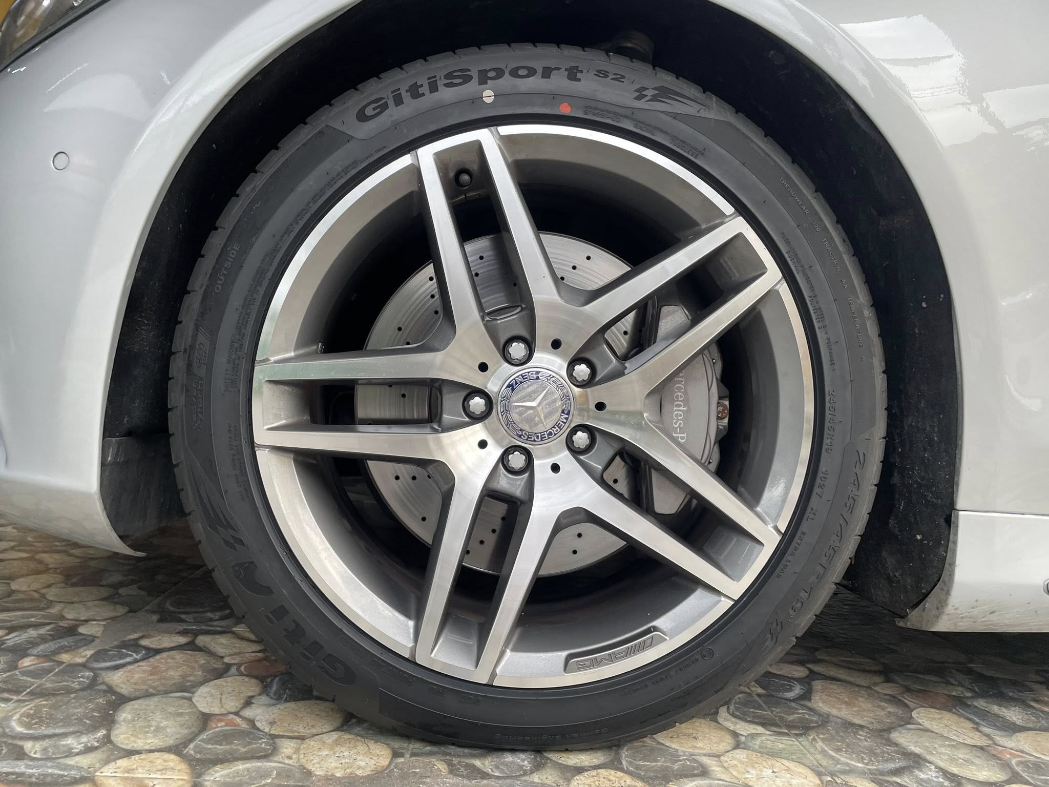 BENZ_S300 🚘เปลี่ยนยาง 🛞🐘#GITI_SportS2_245/45R19