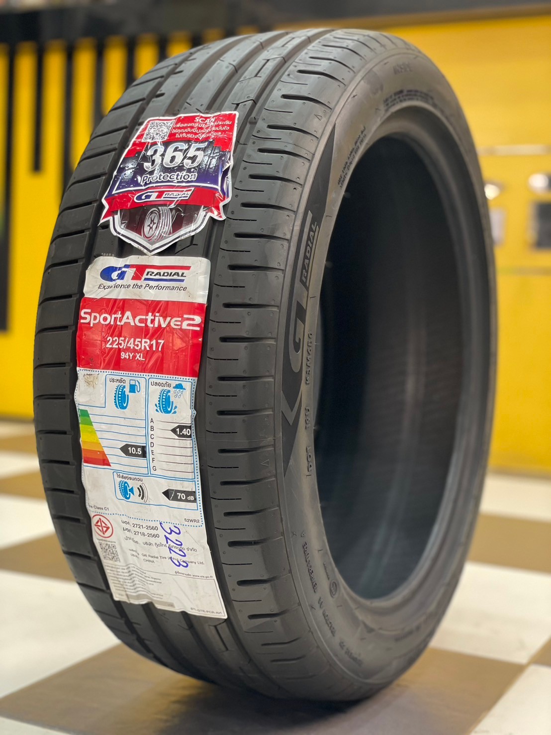 GT RADIAL SportActive2 225/45R17 ยางใหม่ปี2023