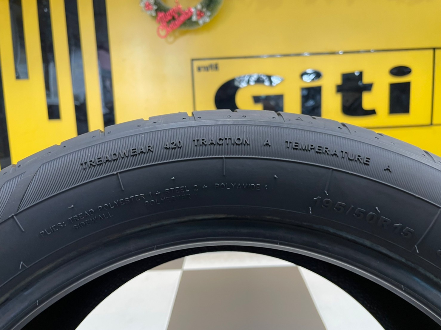 Giti Synergy H2 195/50R15 ยางใหม่ปี2023 ราคาโปรโมชั่นพิเศษ พร้อมติดตั้งฟรี