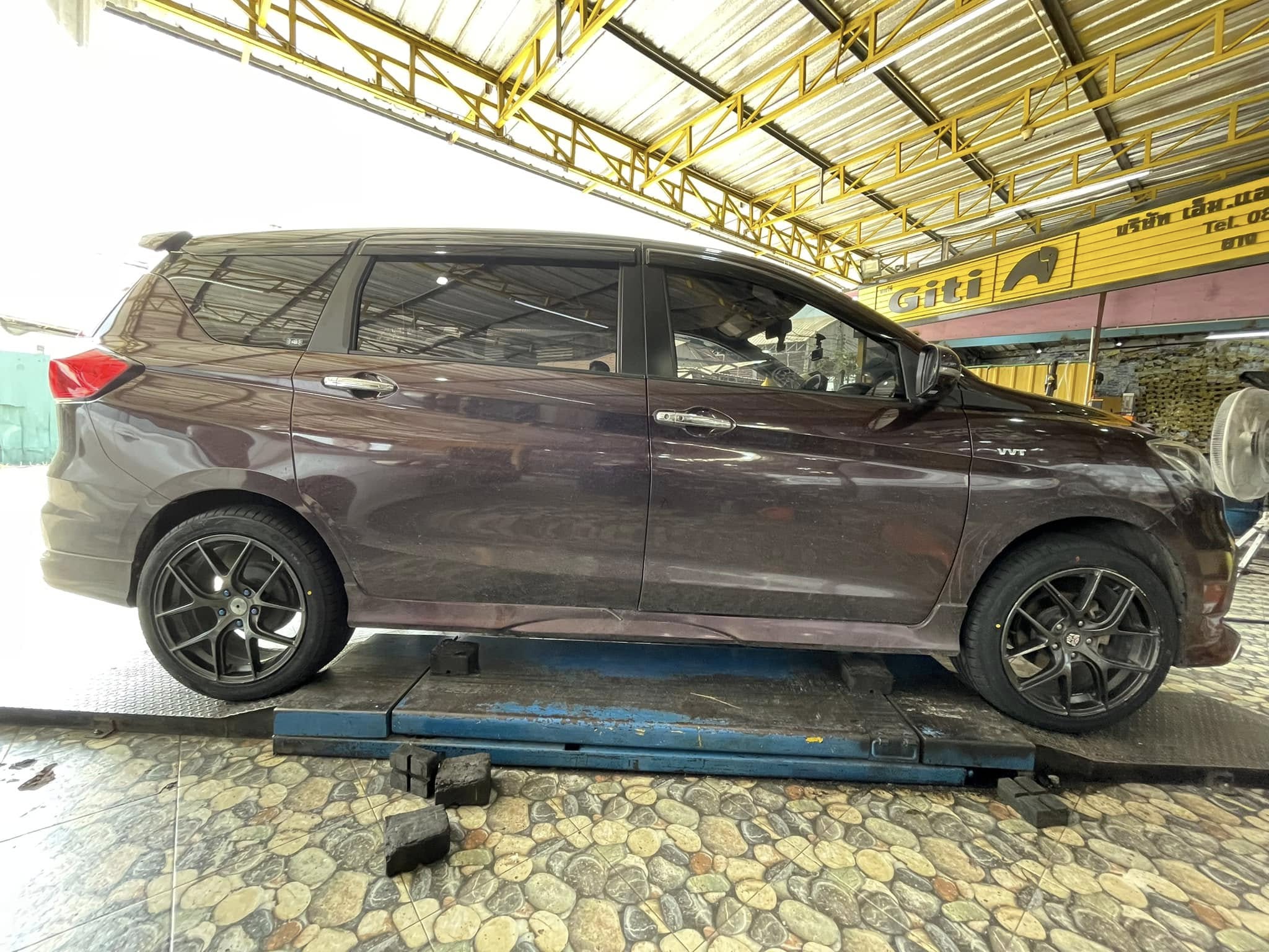 🚘 #SUZUKI_ERTIGA🛞#เปลี่ยนยาง #OTANI #KC2000 225/45R18