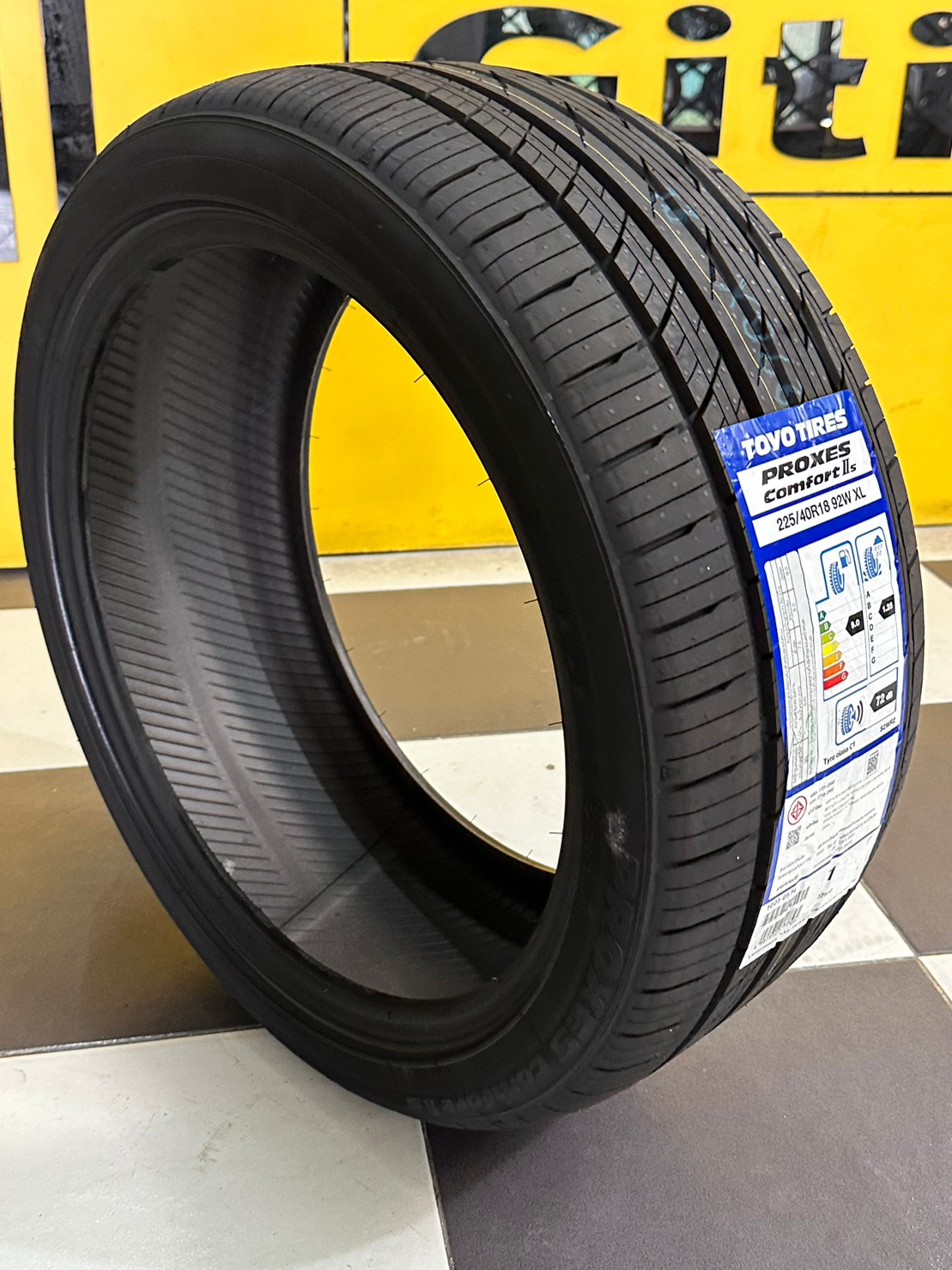 ยางใหม่ TOYO PROXES COMFORT IIs C2S 225/40R18 ยางใหม่ปี2023