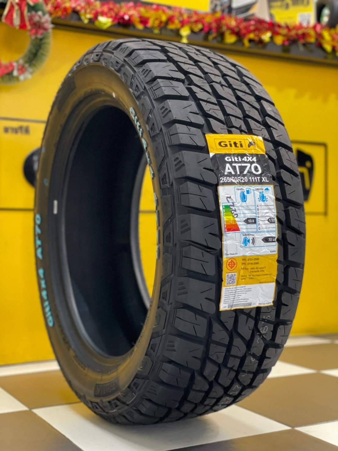 ยางจีที GITI 4x4 AT70 265/50R20 ยางใหม่ปี2023 ราคาพิเศษ พร้อมติดตั้งฟรี🔥🔥