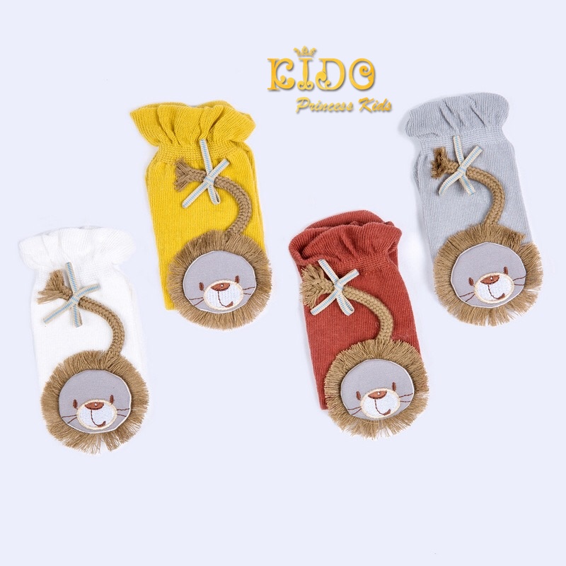 ssถุงเท้าเด็ก(มีหน้าร้านอยู่รัชดา)M020 สีขาว สีเทา สีส้ม สีเหลือง ยาวถึงเข่ารูปสิงโตมีหางน่ารักไม่เหมือนใคร