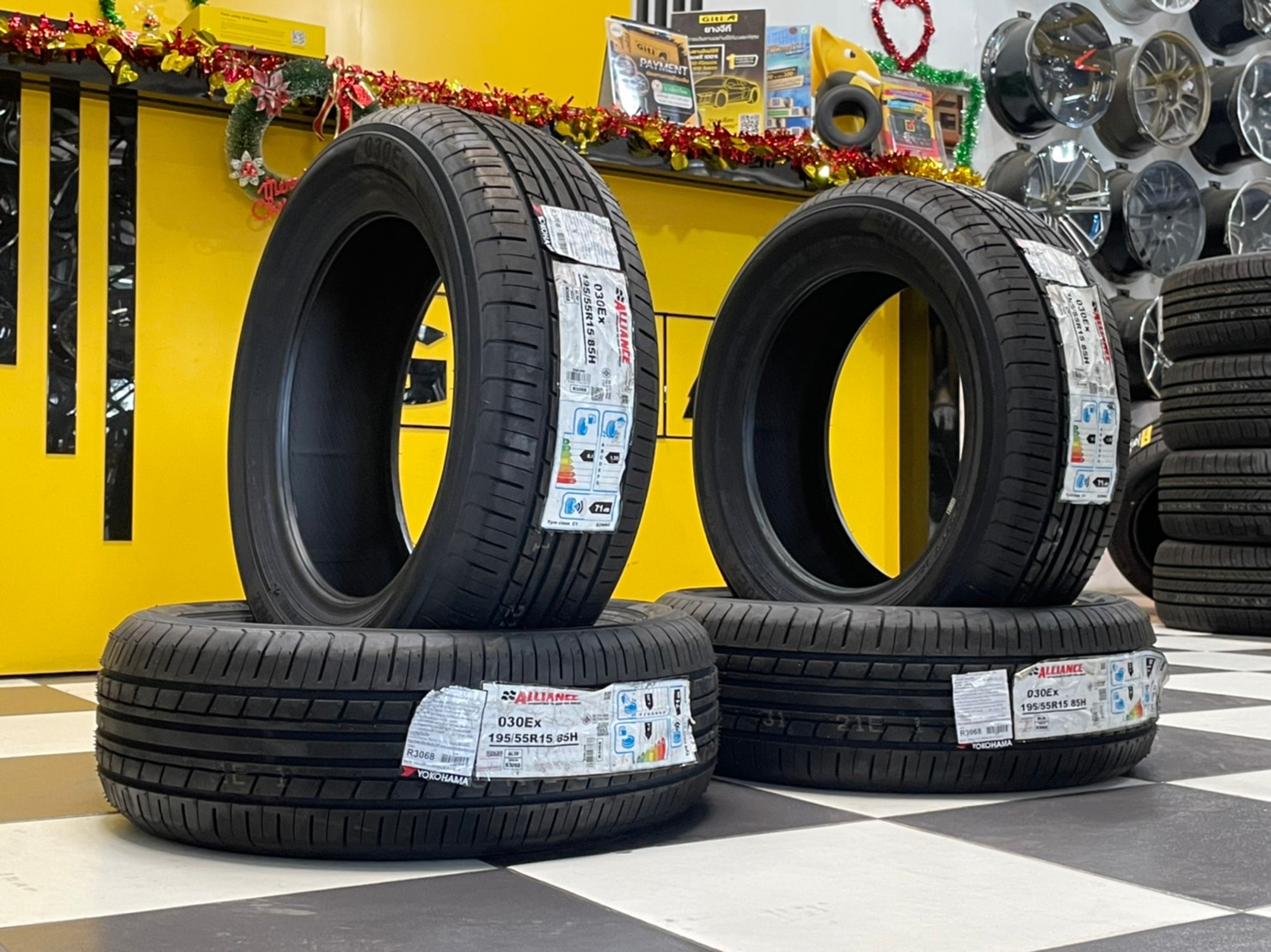 ยางใหม่ 195/55R15 ALLIANCE by YOKOHAMA ยางใหม่ปี2022