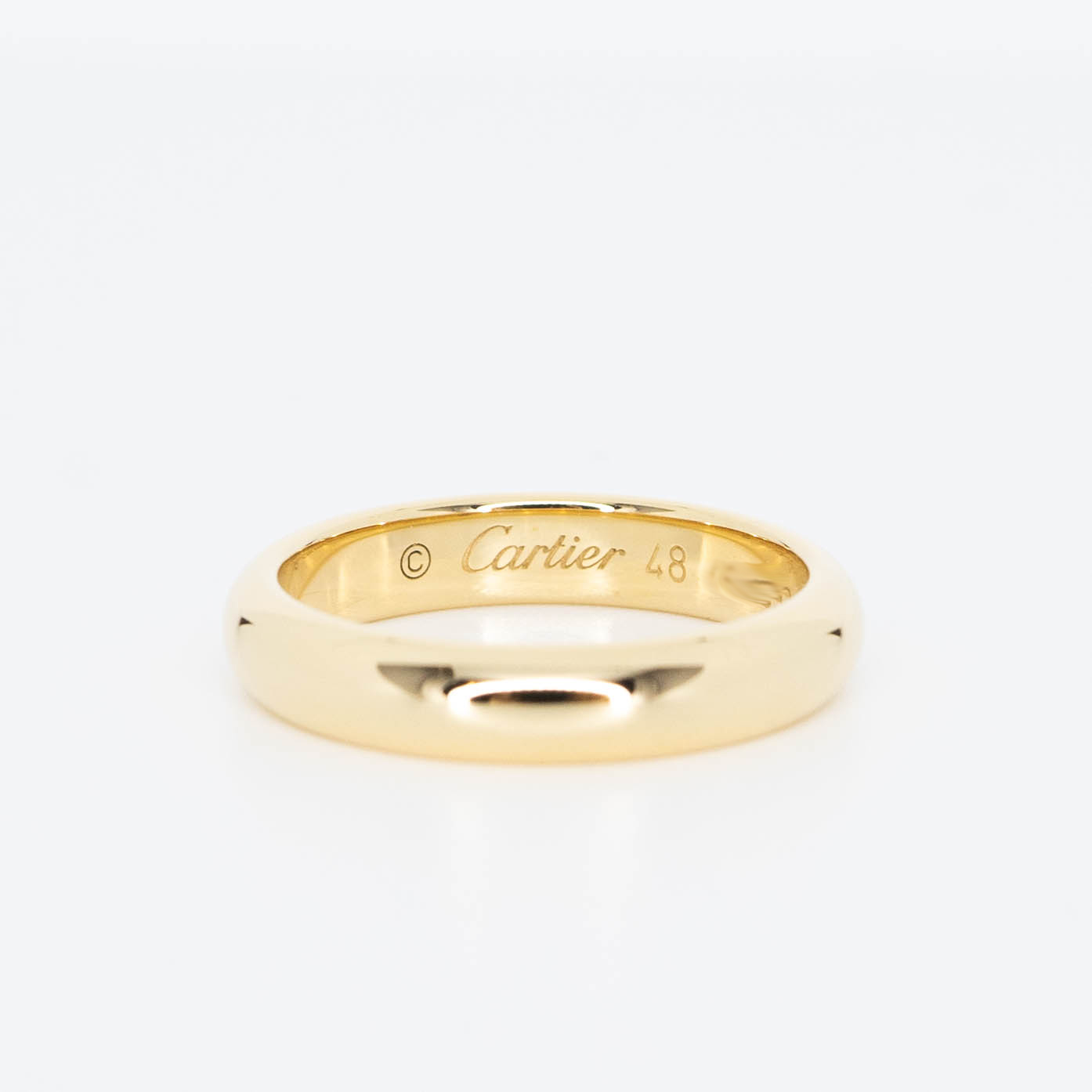 แหวน Cartier 1895 Band หนา ทองคำ18K ไซส์ 48# (Used) +การ์ด