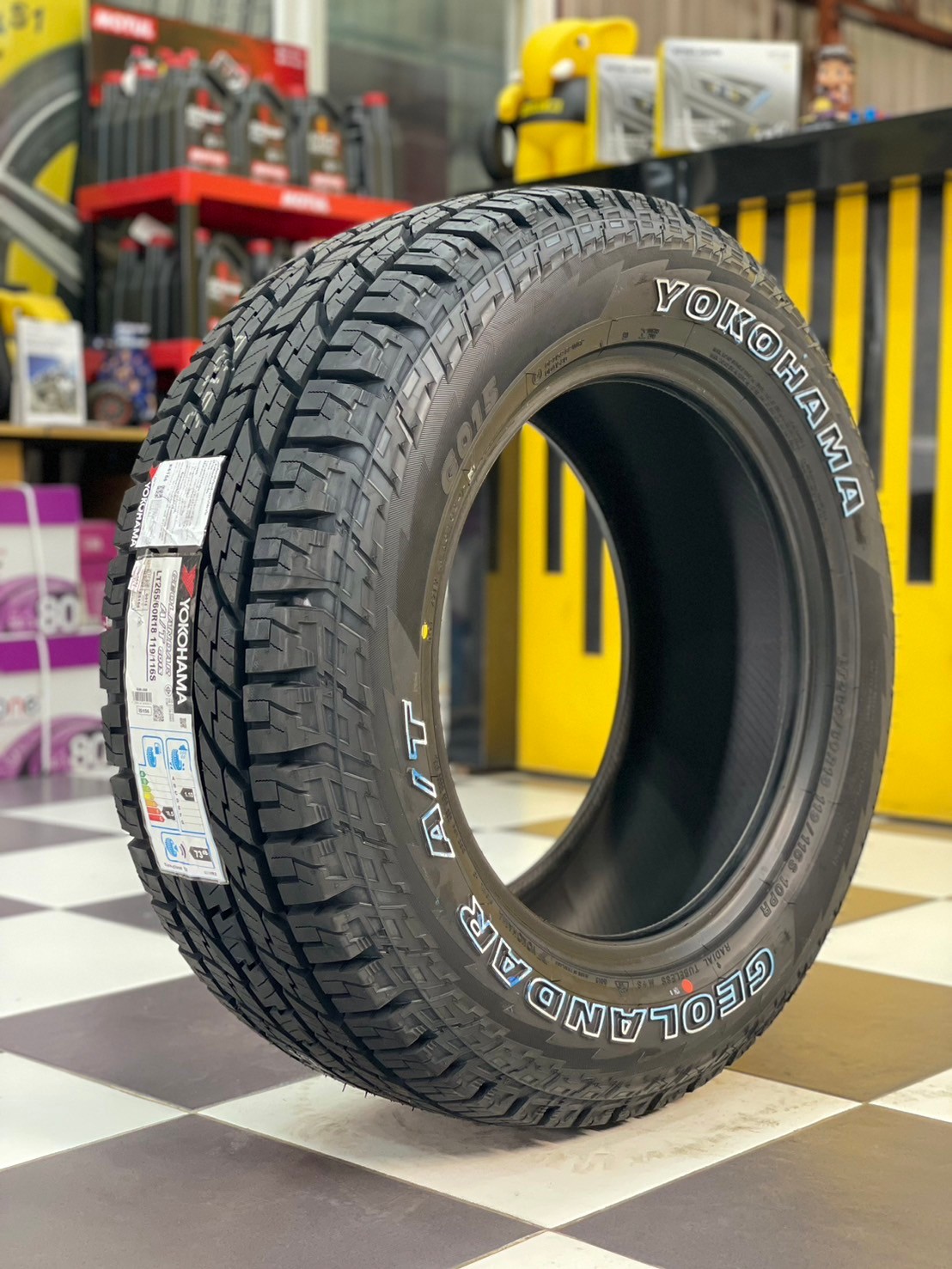 ยางใหม่ YOKOHAMA GEOLANDAR A/T G015 265/60R18 ยางใหม่ปี2024