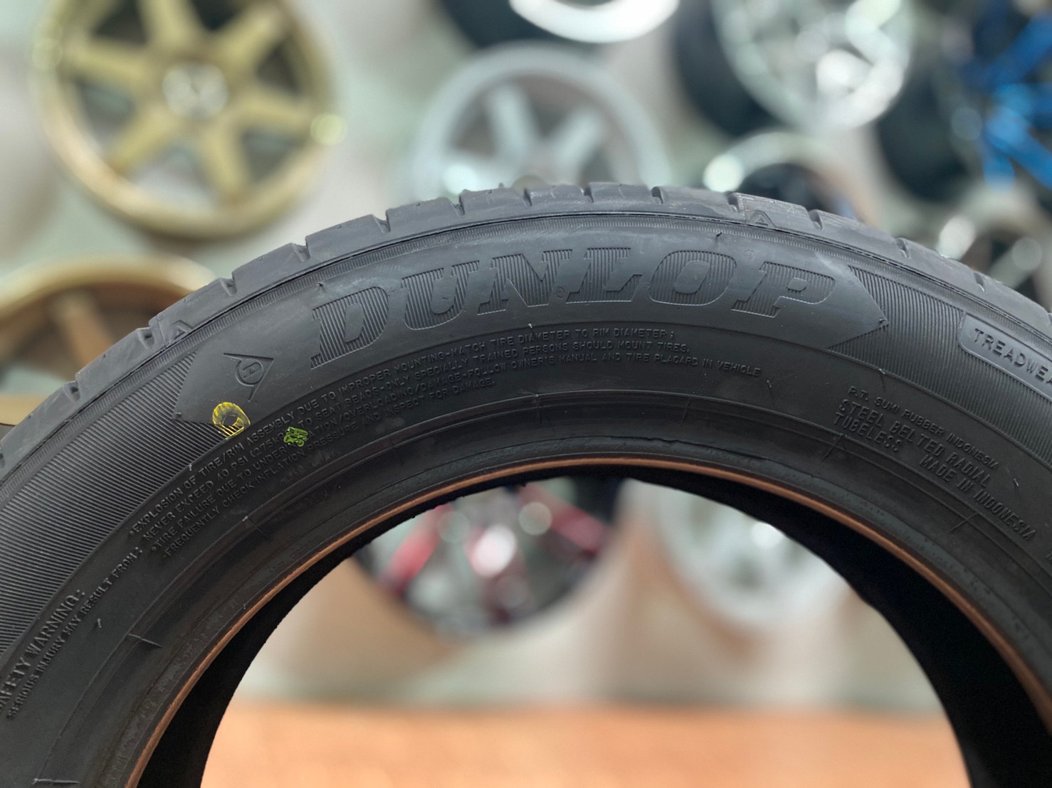 195/60R15 DUNLOP SP TOURING R1 ยางใหม่ปี2020