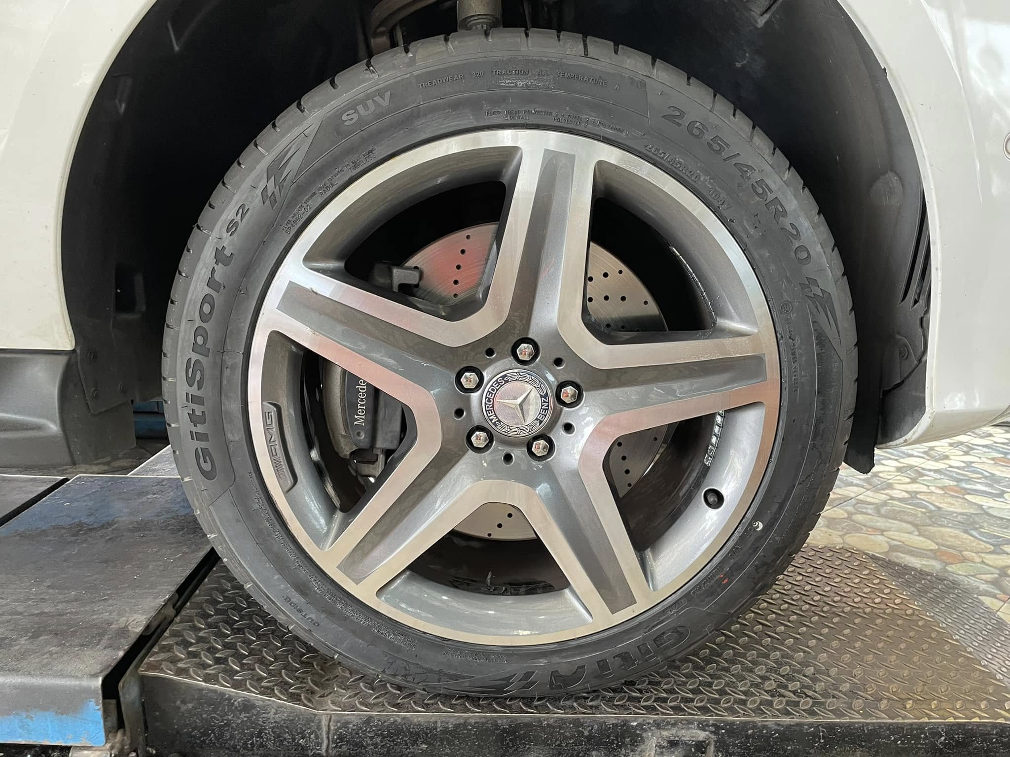 🚗#BENZ_GLE500e🛞เปลี่ยนยาง 🛞#ยางจีที #ยางสปอร์ตสมรรถนะการขับขี่สูง 🛞 🛞#Giti_SportS2 265/45R20