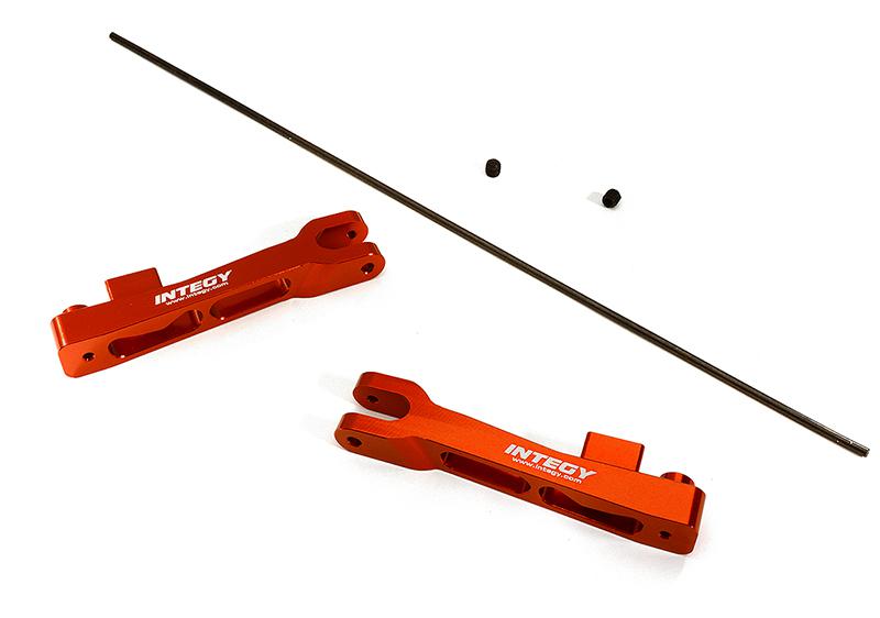 INT-C28564RED Rear Anti-Roll Sway Bar Set for Traxxas 1/7 Unlimited Desert Racer