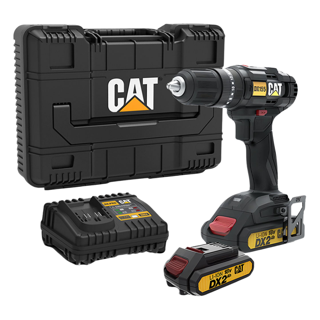 ชุดสว่านกระแทกไร้สาย 18V 50N.m No.DX155 CAT Powertools