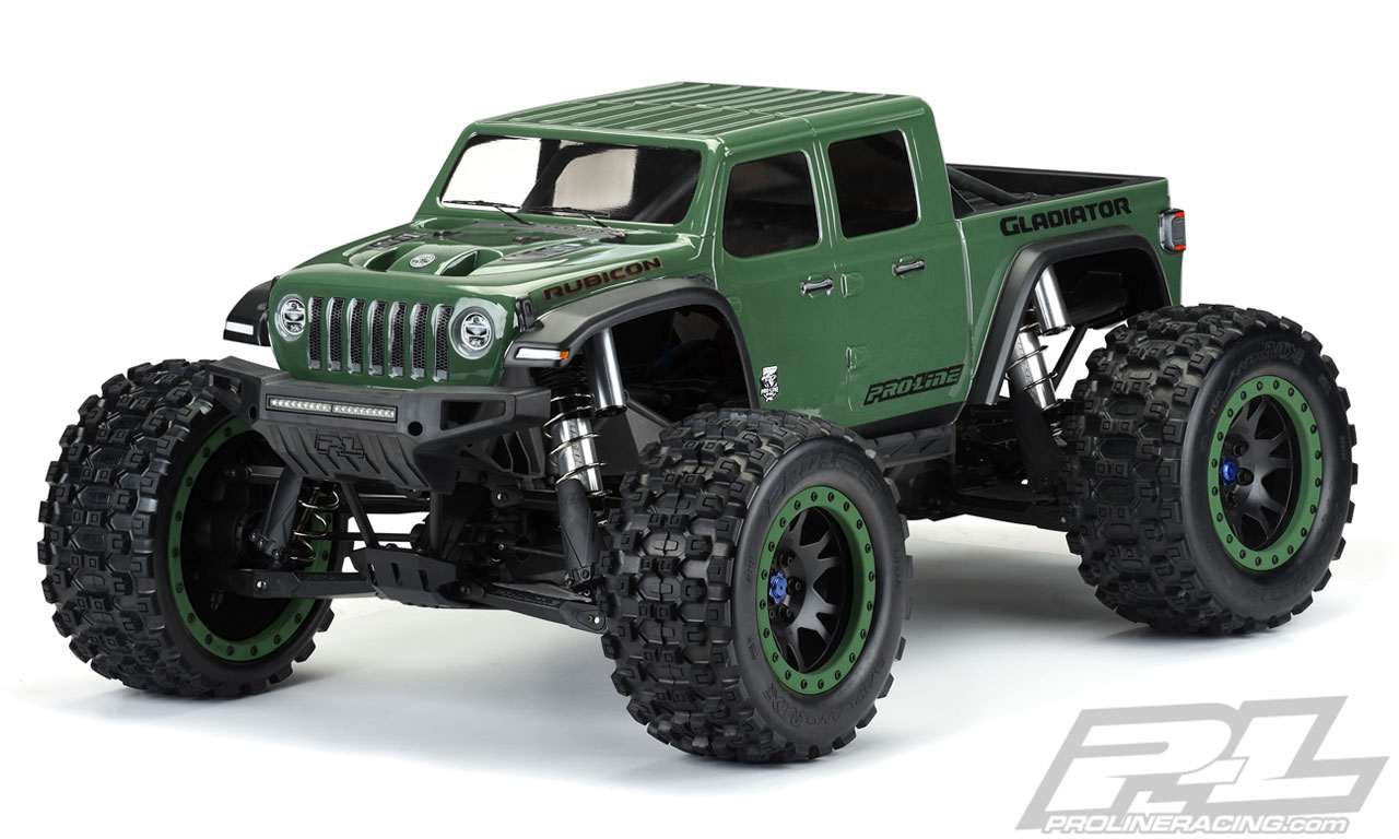 PRO-3533-17 Pre-Cut Jeep Gladiator Rubicon Clear Body for X-MAXX