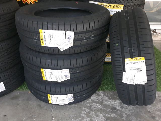 ยางใหม่ปี18 Dunlop 195/60R15 SP TOURING R1 ราคาถูก