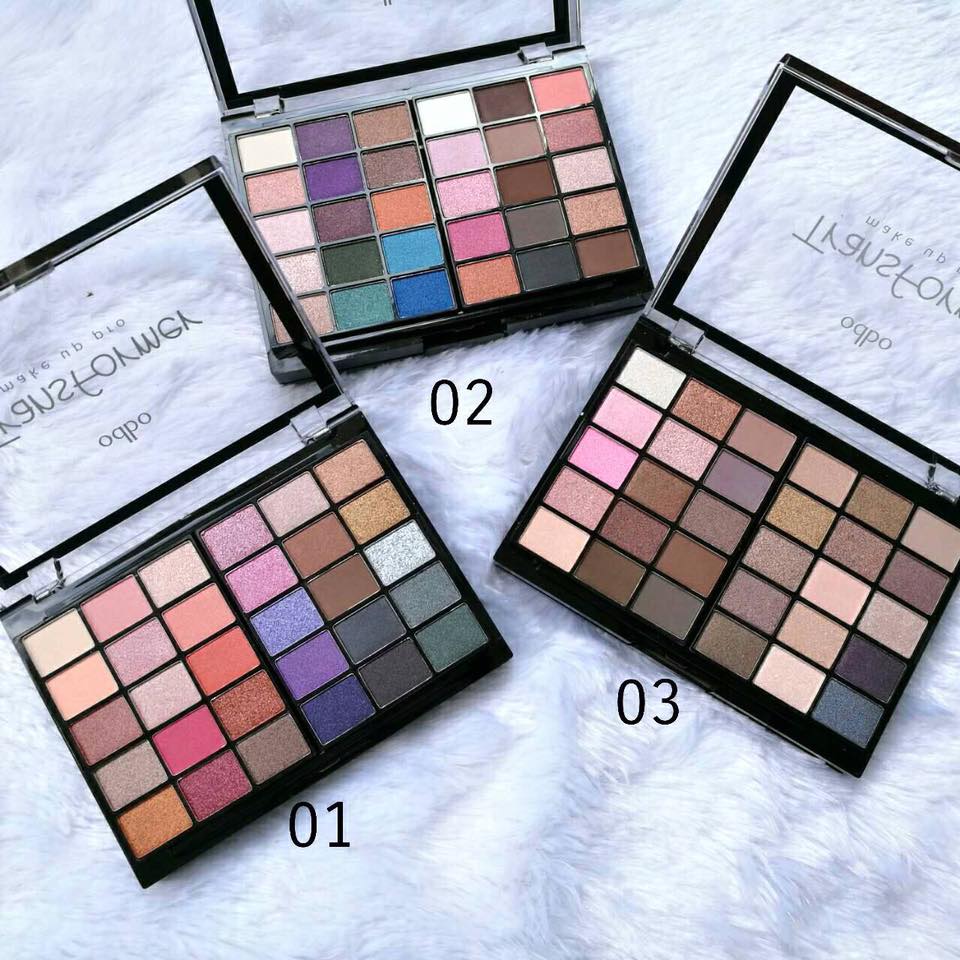 odbo Transformer Make Up Pro ( โอดีบีโอ ทรานฟอร์เมอร์ เมค อัพ โปร พาเลต อายแชโดว 30 เฉดสี)