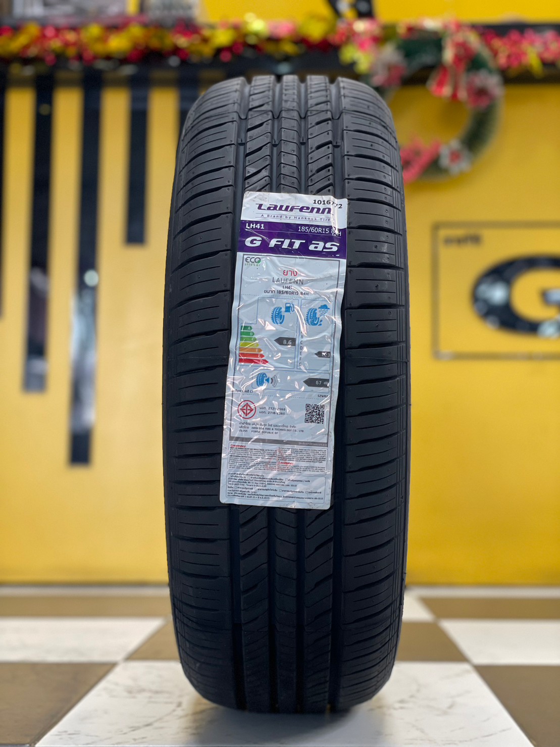 ยางใหม่ Laufenn S Fit EQ 185/60R15 ยางใหม่ปี2023