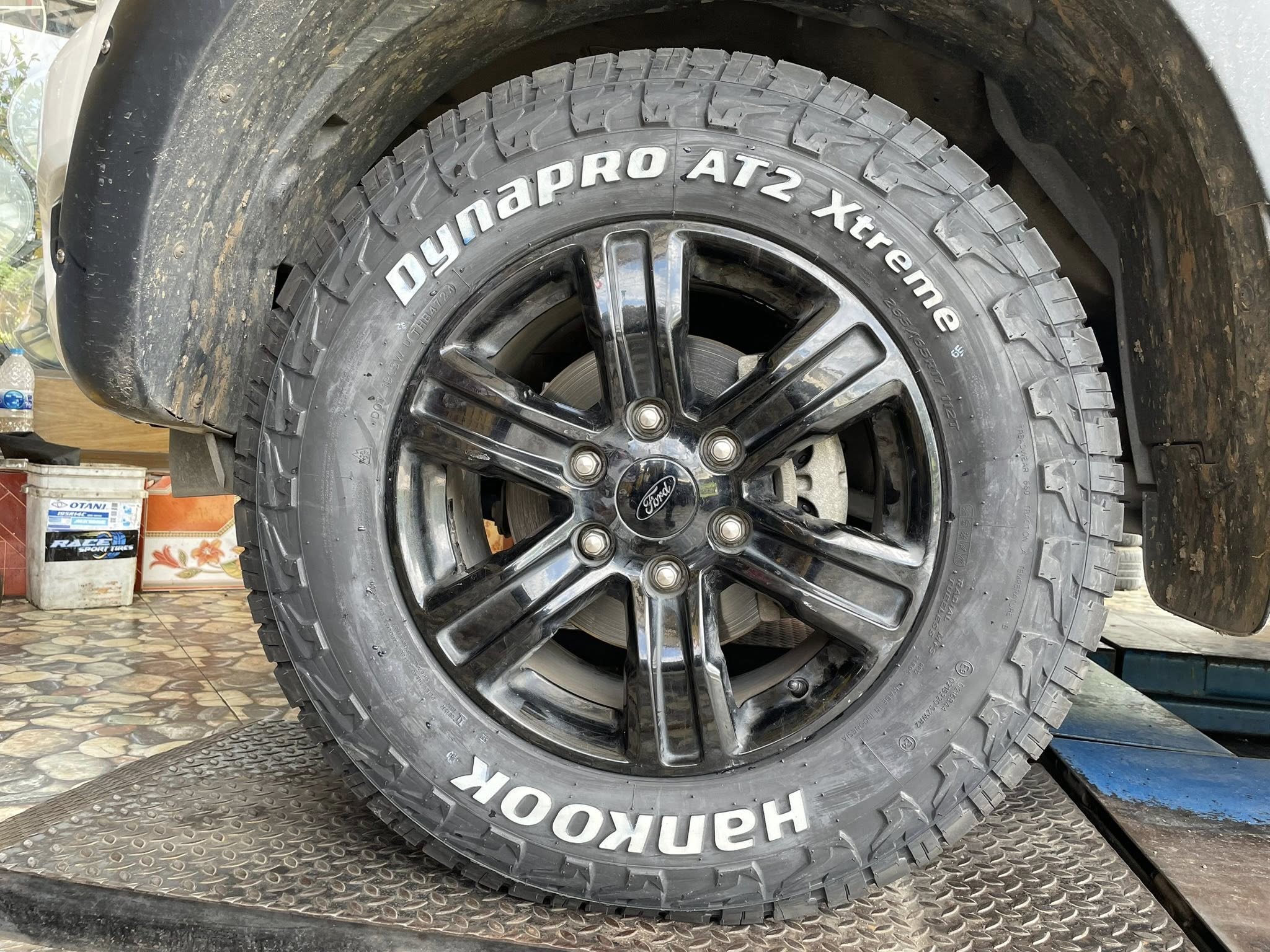 FORD_RANGER🚘ติดตั้งเปลี่ยนยาง 🛞🐘#HANKOOK_AT2Xtreme_265/65R17