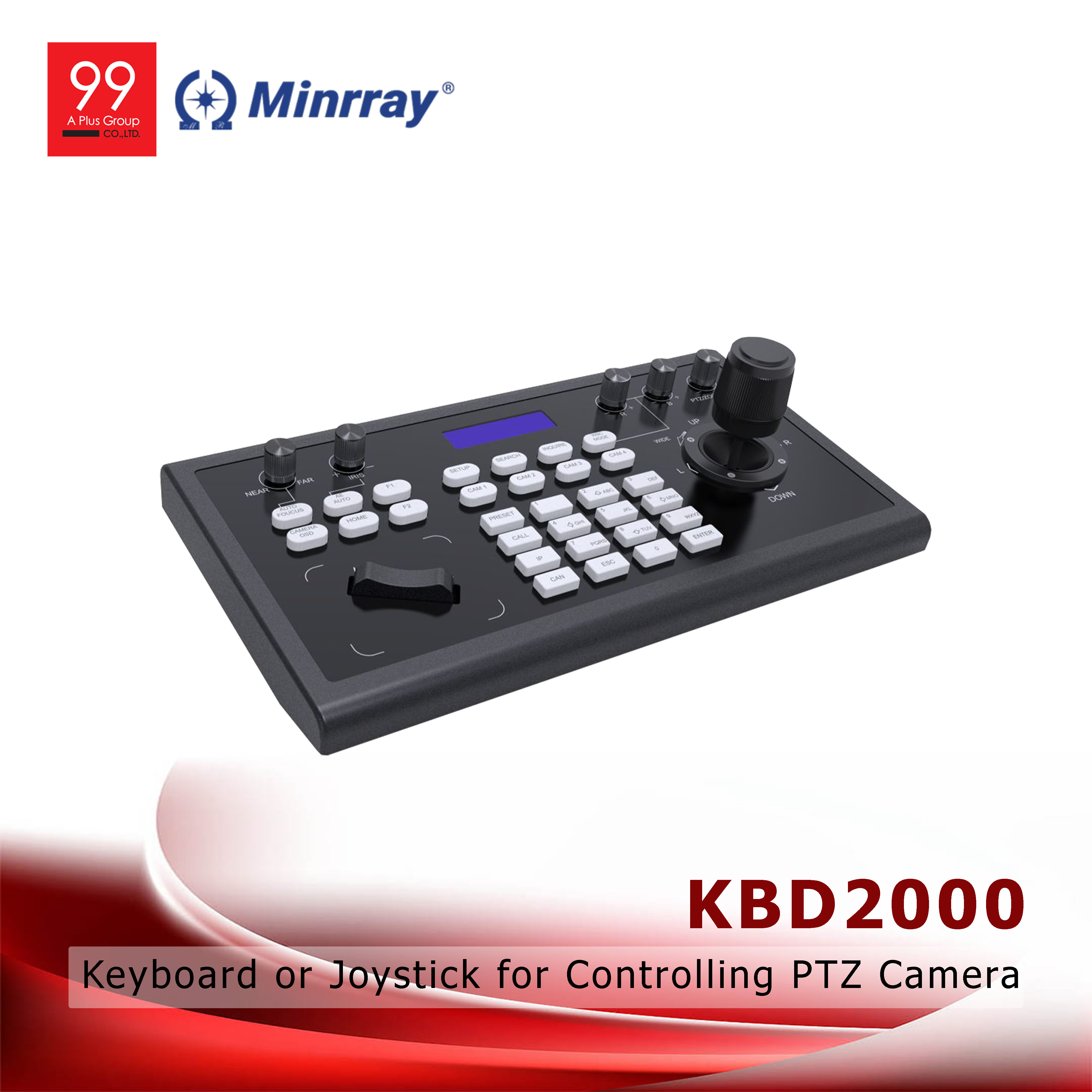 Minrray KBD2000 Keyboard or Joystick for Controlling PTZ Camera