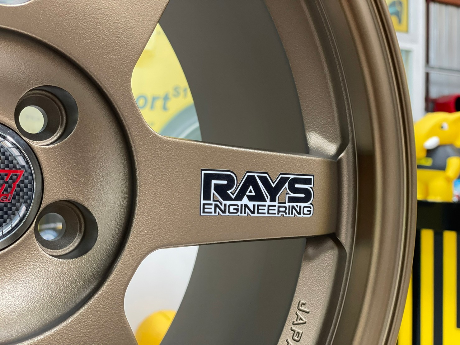 ล้อแม็กซ์ใหม่ขอบ18 TE37 ล้อแนวซิ่งลายยอดฮิต SSW202 18x8.5 ET42 5x100 สีน้ำตาล