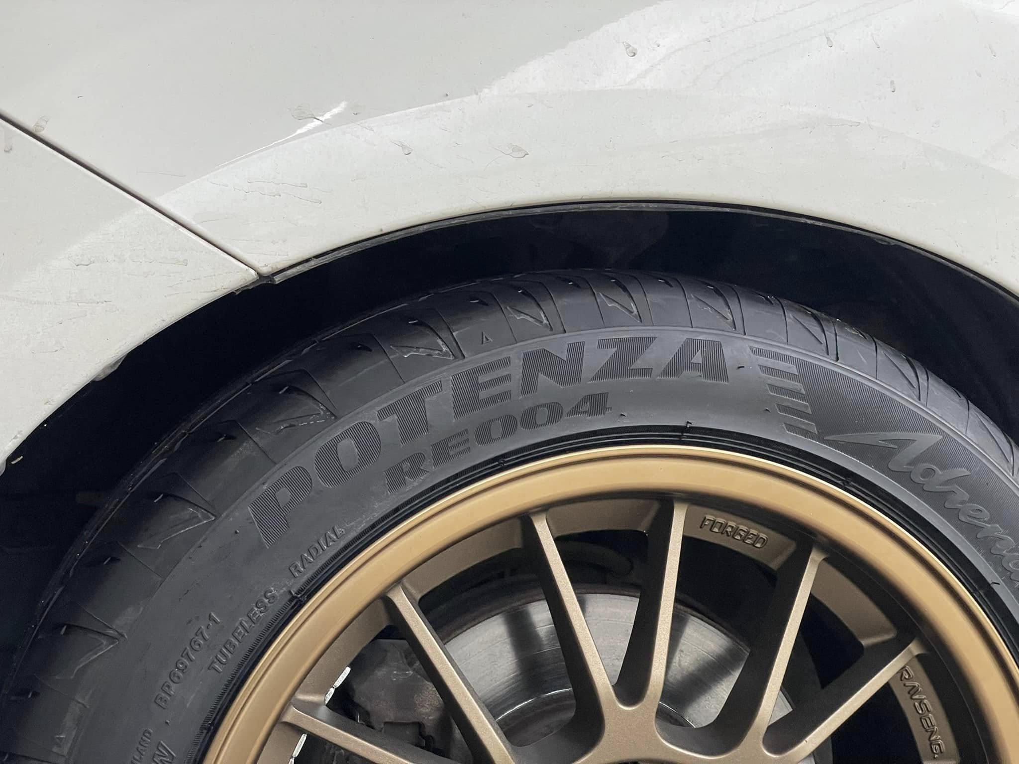 🛞🐘#ล้อแม็กซ์ใหม่SE37 #PredatorPD-30 15X7 ET35 4X100 XP-LPCR❤️ ❤️ 🛞 #Bridgestone_Potenza_RE004 195/50R15