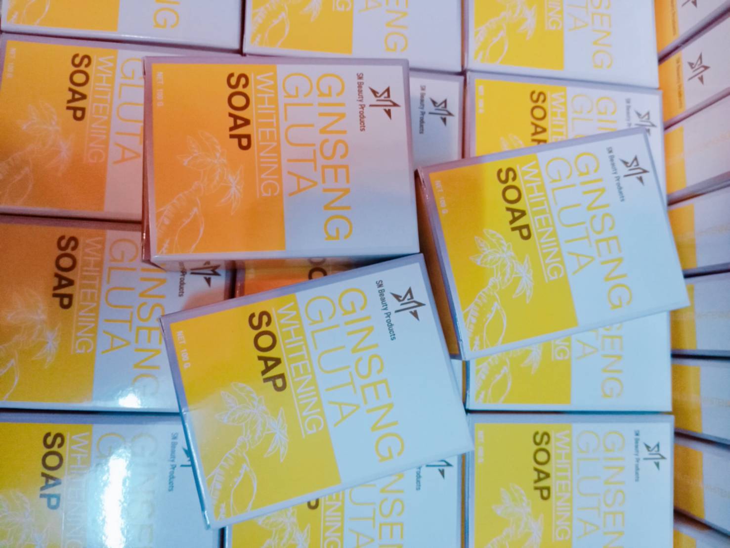 Ginseng gluta soap