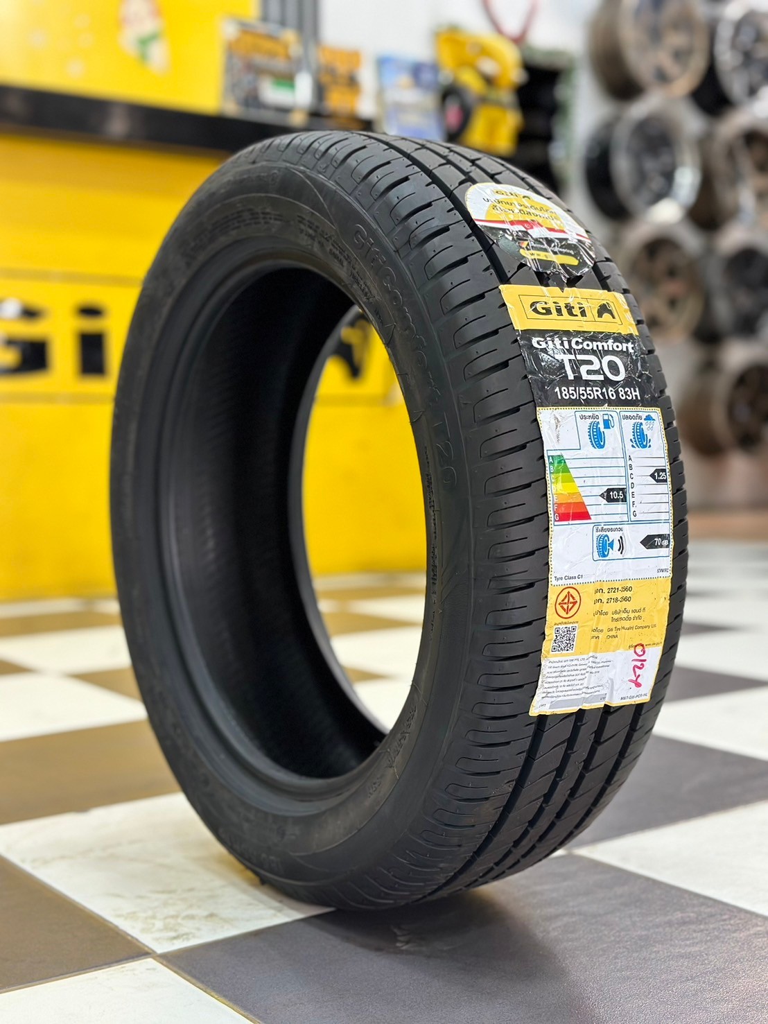 🛞#ยางใหม่จีที GITI ComfortT20 185/55R16 ยางใหม่ปี2024 🛞