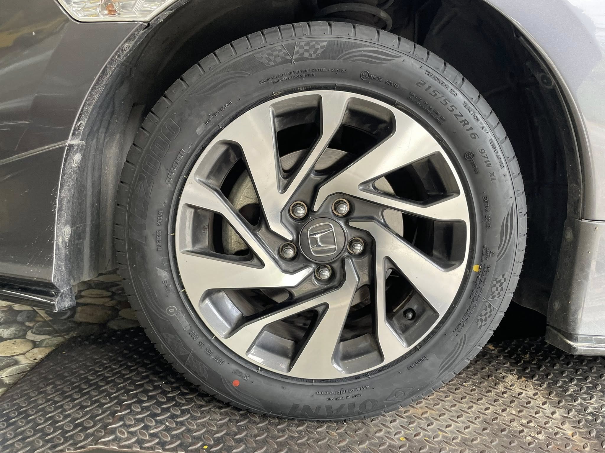 HONDA_CIVIC🚘เปลี่ยนยาง 🛞🐘#OTANI_KC2000_215/55R16