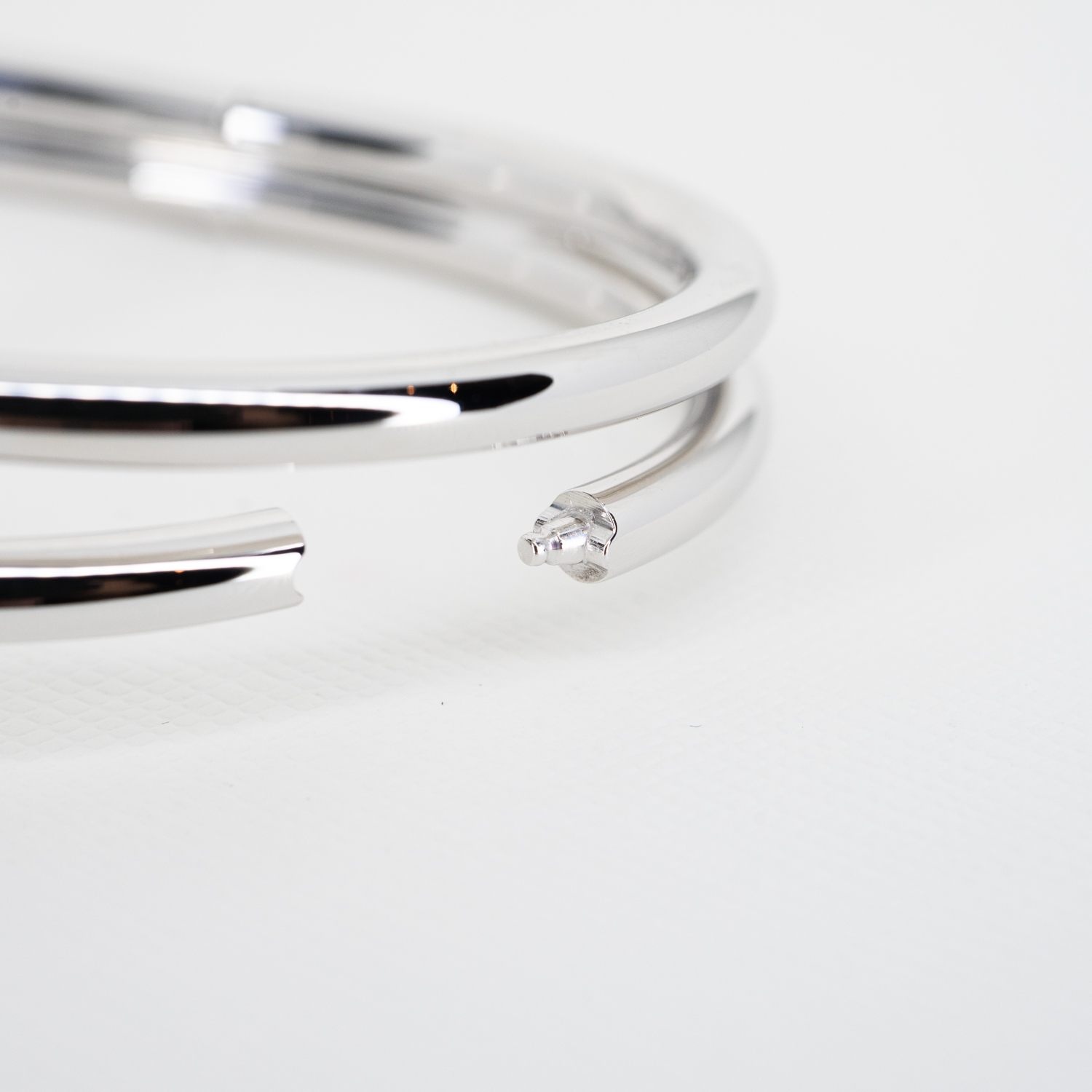 **Sold**กำไล Cartier Juste Un Clou Double Bracelet, Pave ทองขาว18K ไซส์16 (Used) +กล่องและการ์ด2021Shopไทย