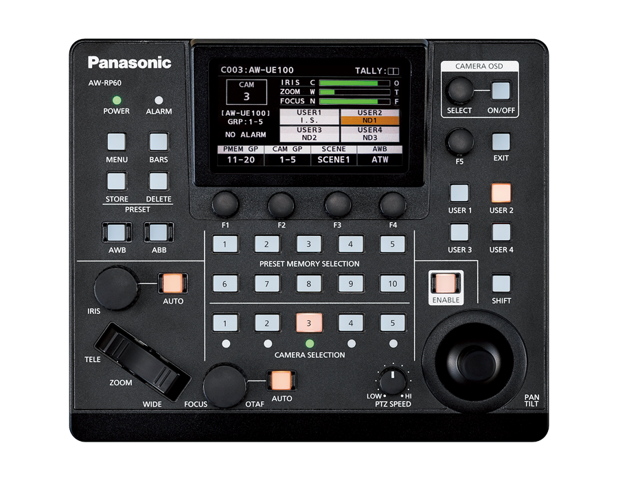 Panasonic AW-RP60GJ Remote Control PTZ cameras