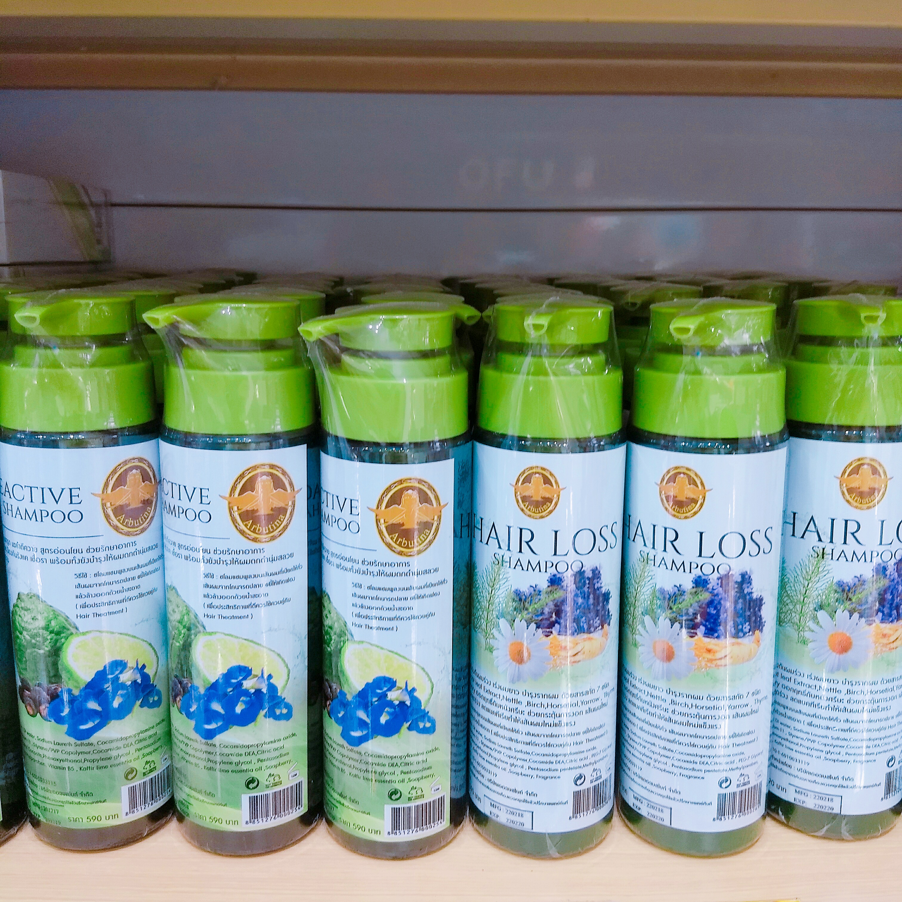 REACTIVE SHAMPOO แชมพูมะกรูด ประคำดีควาย Arbutina