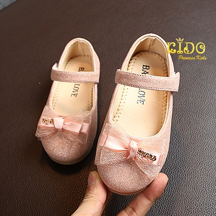 รองเท้าเด็กออกงาน(หน้าร้านอยู่รัชดา ลองได้)H162สีชมพุ