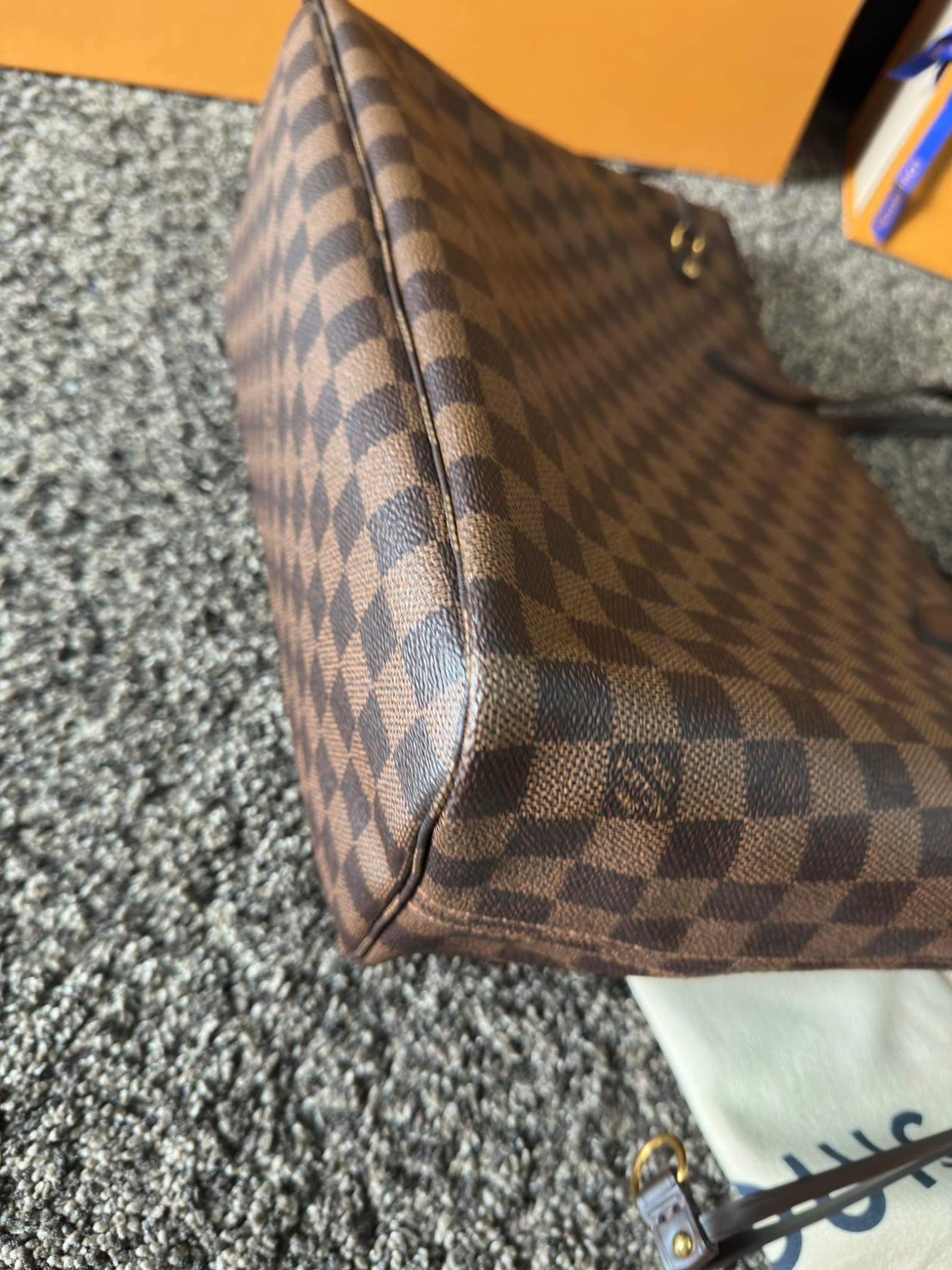 LOUIS VUITTON Neverfull mm ปี 17 (ใบแม่) หลุยส์ วิตตอง มือสอง ใหม่มาก