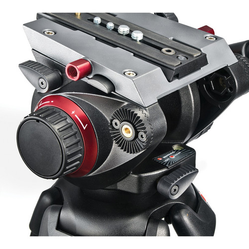 ขาตั้งกล้องวีดีโอ Manfrotto 504HD Head w/546B 2-Stage Aluminum Tripod System