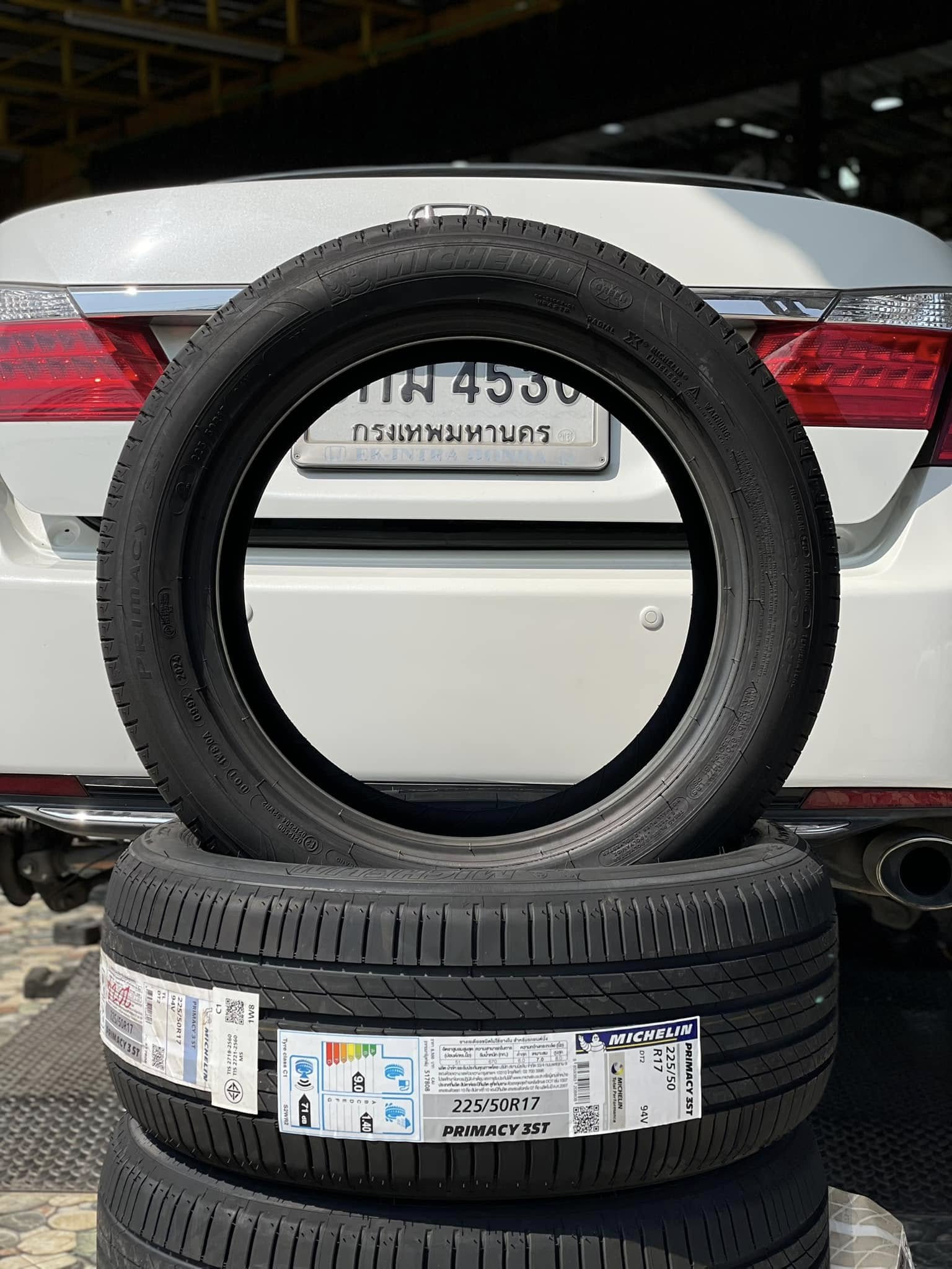 🛞❤️ #HONDA_ACCORD 🚘เปลี่ยนยาง 🛞🐘#MICHELIN #PRIMACY3ST 225/50R17