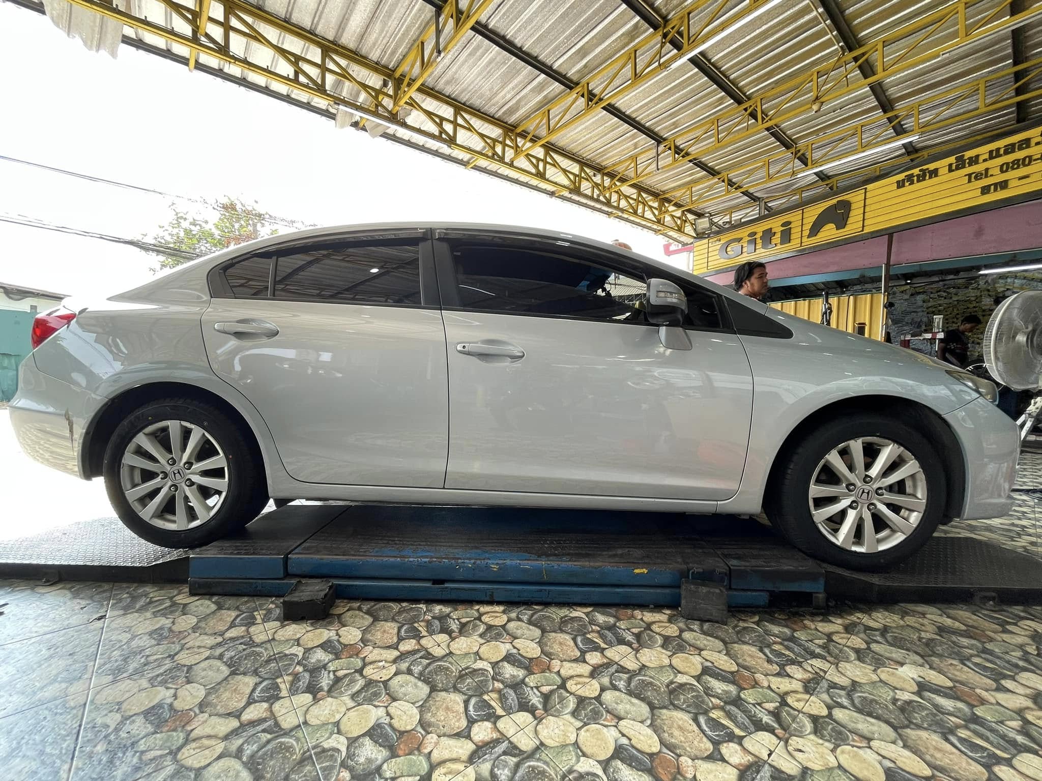 🚘 #HONDA_CIVIC🛞เปลี่ยนยาง #OTANI #KC2000 205/55R16