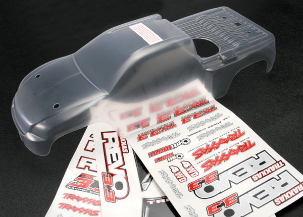 5312 Body, Revo 3.3 (extended chassis) (clear, requires painting)