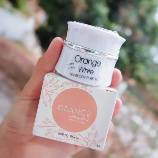 Orange White กันแดดส้ม