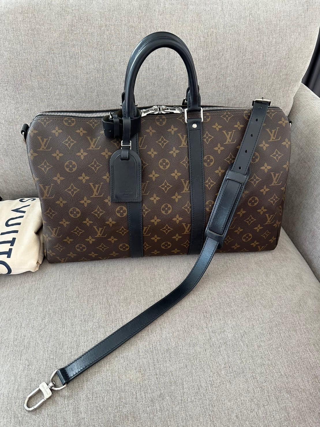กระเป๋าเดินทาง louis vuitton keepall 45 bandouliere dc 12