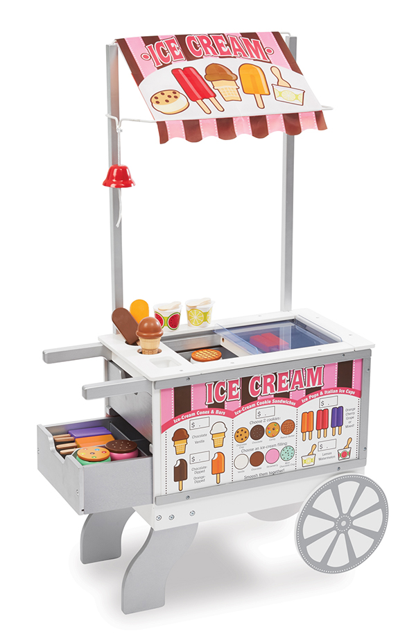 รถเข็นขายไอศกรีม และรถเข็นขายฮอทด๊อก Snacks & Sweets Food Cart