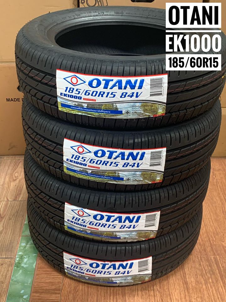 OTANI EK1000 185/60R15 ยางนุ่มเงียบ พร้อมติดตั้งฟรี ราคาพิเศษพร้อมติดตั้งฟรี สามารถสอบถามเพิ่มเติมได้ค่ะ