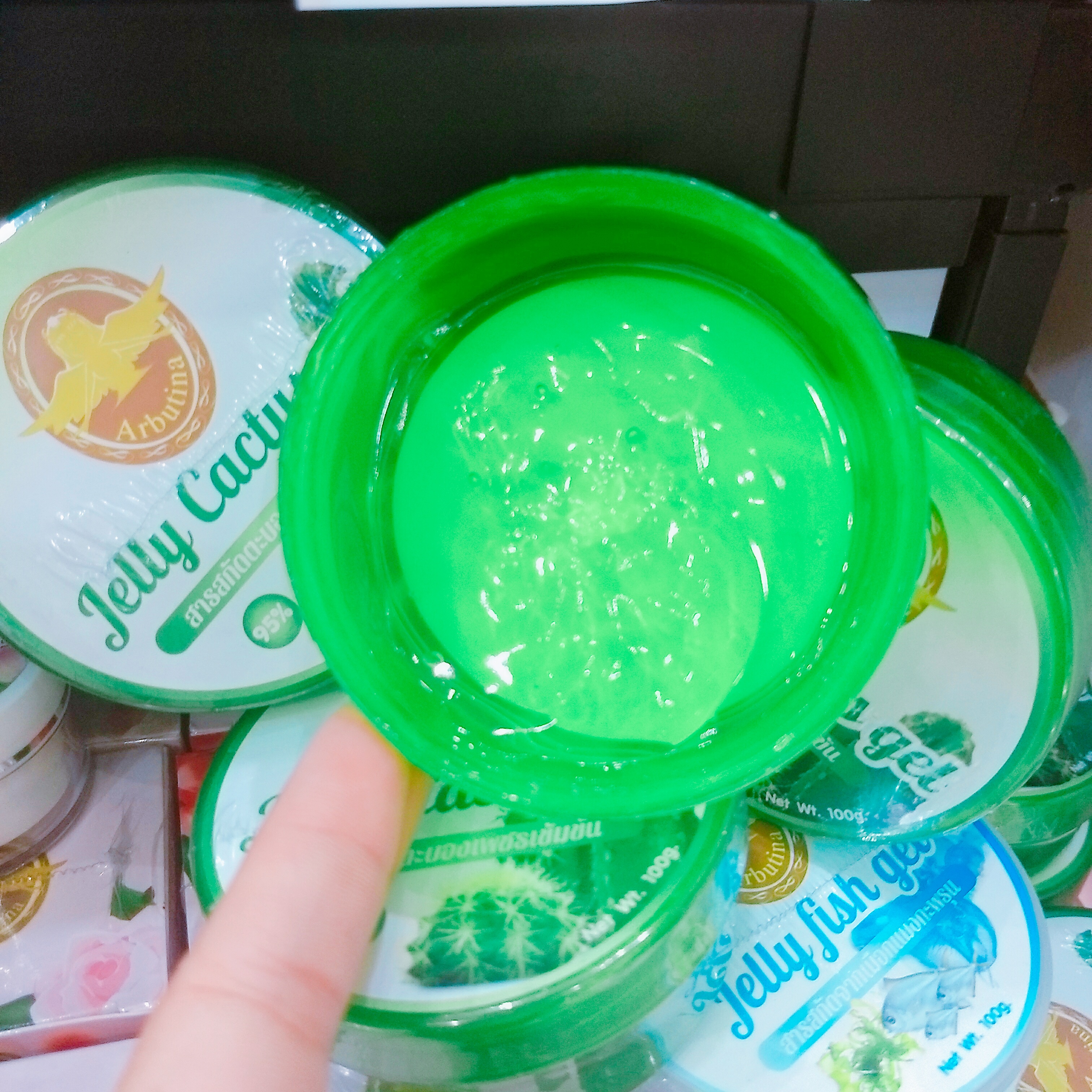 Gel jelly cactus Arbutina เจล ตะบองเพชร